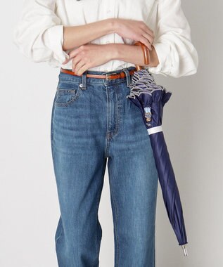 MOONBAT 【WEB限定】POLO RALPH LAUREN（ポロ ラルフローレン）晴雨兼用日傘 長傘 ワンポイントベア刺繍 フリル 一級遮光 遮熱 UV ディープブルー