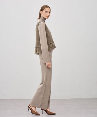 uncrave ハンドニット ジレ モカ