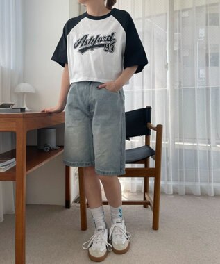 WEGO ラグランショートT ブラック