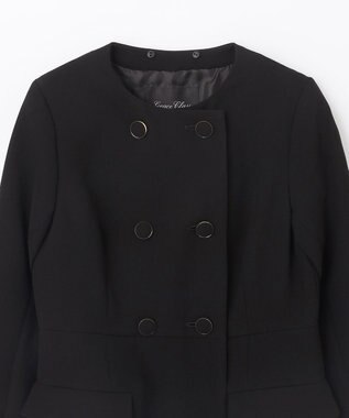 GRACE CONTINENTAL クレリックコートドレス ブラック