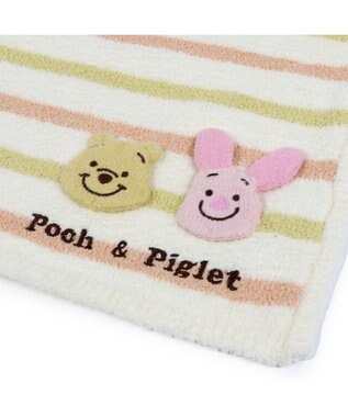 PET PARADISE ディズニー くまのプーさん ＆ ピグレット 遠赤外線 ブランケット 小型犬 オフホワイト