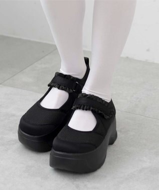  フリルベルクロシューズ