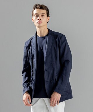 JOSEPH HOMME ストレッチマイヤー　ジャケット ネイビー系