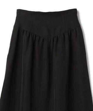 BEIGE， BERNARD / リネン混 ゴールドジップ ハイウエススカート Black