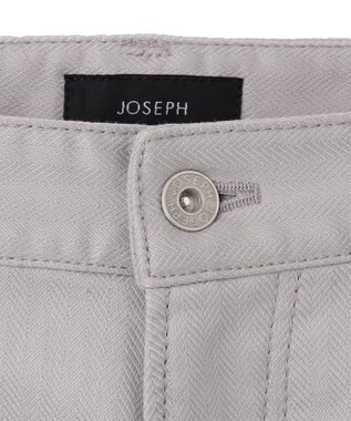 JOSEPH HOMME スーパーストレッチヘリンボン  / STICK 5P ライトグレー系