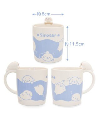 Mother garden しろたん のんびり マグカップ＆スプーンセット 0