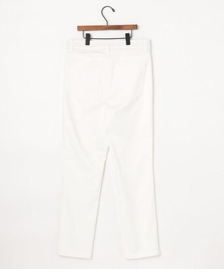 UNFILO L ハイストレッチ カラーパンツ ホワイト