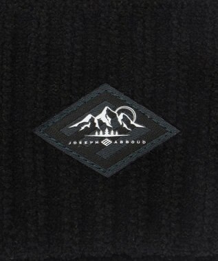 JOSEPH ABBOUD MOUNTAIN 【イージーケア/軽量/ソフト】ニットフリース ニットキャップ ブラック系