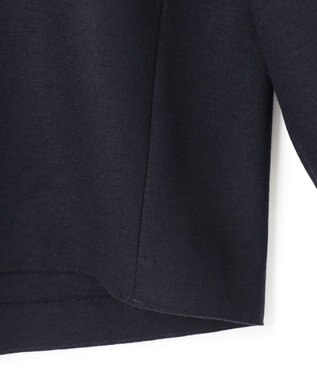 23区 【CLASSY.1月号掲載】ウール圧縮スムース クルーネック トップス ダークネイビー