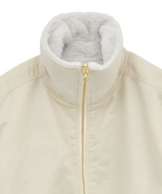 earth music&ecology リバーシブルMA-1 Light Beige