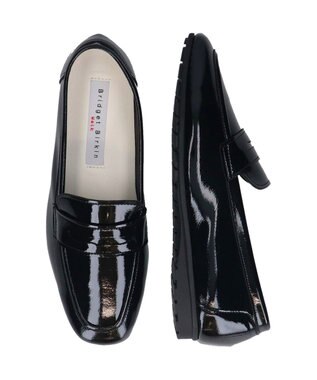 Bridget Birkin ＜3E＞【Bridget Birkin Walk】エフォートレスベルトローファー ブラックエナメル