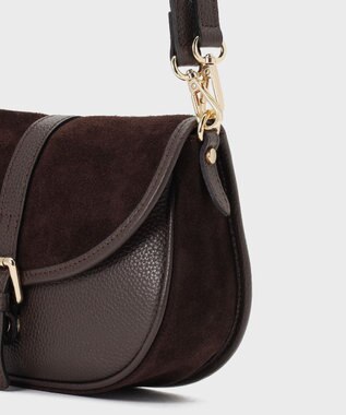 GRACE CONTINENTAL BIANCHINI スウェードバッグ ブラウン