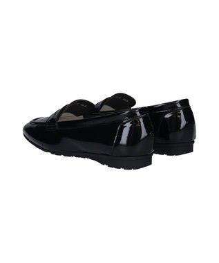 Bridget Birkin ＜3E＞【Bridget Birkin Walk】エフォートレスベルトローファー ブラックエナメル