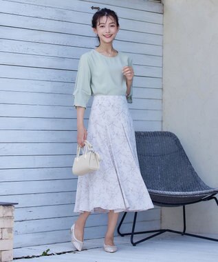 Tiaclasse 【本革】ショルダーストラップ付きスクエアミニバッグ アイボリー