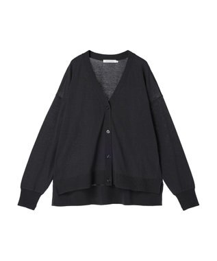 AMERICAN HOLIC ＵＶカットＶネックニットカーディガン Charcoal Gray