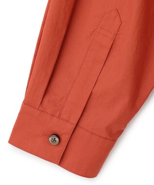 J.PRESS YORK STREET 【WOMEN】コットンバンドカラー ブラウス オレンジ系