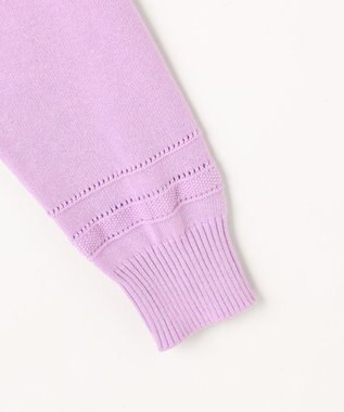 組曲 KIDS 【150-160㎝】クラシック カーディガン ライラック系