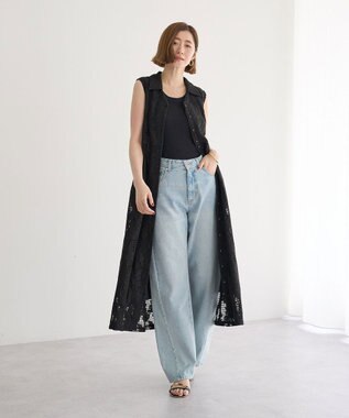 YECCA VECCA レースワンピース Black