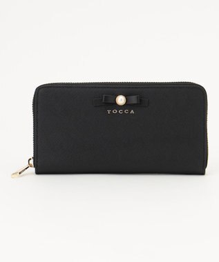 TOCCA PEARL KNOT LONGWALLET 長財布 ブラック系
