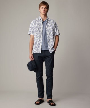 JOSEPH ABBOUD 【ストレッチ/JAPANファブリック】ヴィンテージコットンストレッチ パンツ ネイビー系