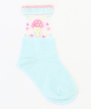 ANY KIDS 【3点セット】ソックス (サマーモチーフ) ライラック系