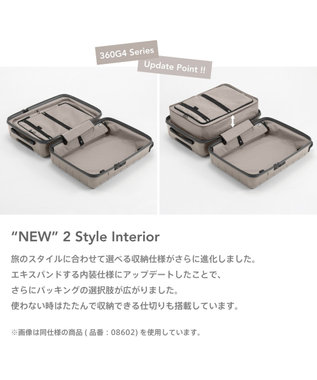 ACE BAGS & LUGGAGE Proteca 360G4 メタリック2 スーツケース 53L Mサイズ 08602 プロテカ ピンクゴールド