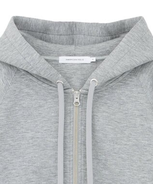 AMERICAN HOLIC ダンボールポンチZIPパーカー Gray Mixture