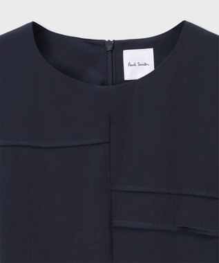 Paul Smith プリーツパネル オケージョン ワンピース ネイビー