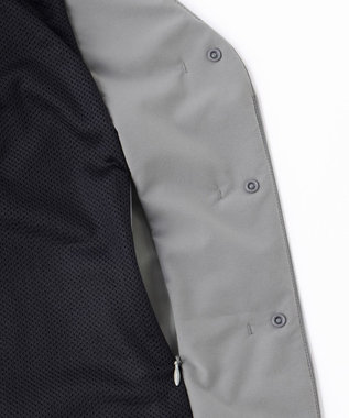 UNFILO MENS 【男女兼用】FINE MOVE+ ノーカラージャケット [23年秋冬商品] グレー