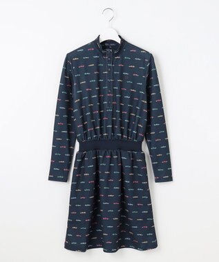 23区GOLF 【WOMEN】レーシングカープリント ワンピース ネイビー系5