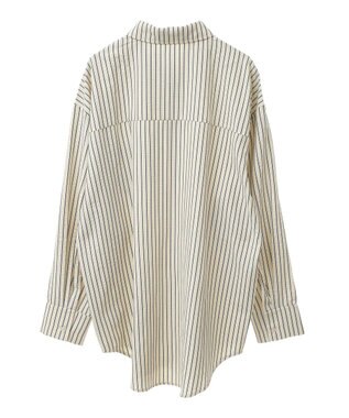 earth music&ecology サッカーストライプシャツ Black