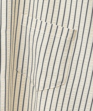 earth music&ecology サッカーストライプシャツ Black