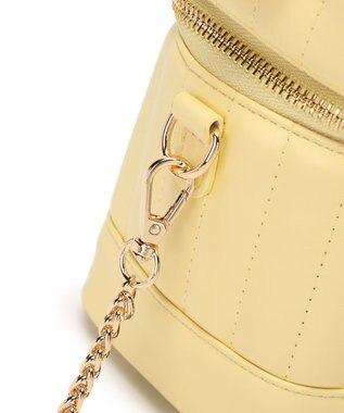 style code 【MERCURYDUO/マーキュリーデュオ】ストライプキルティング　バニティミニショルダーバッグ イエロー