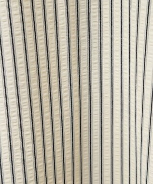 earth music&ecology サッカーストライプシャツ Black