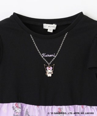 ANY KIDS 【any FAM ×サンリオキャラクターズ】ネックレス風 ワンピース クロミ×ブラック