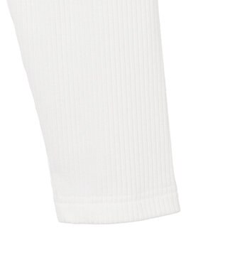 WEGO ワンポイントデザインWZIPトップス ホワイト