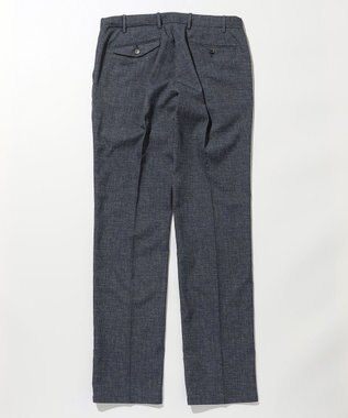 JOSEPH ABBOUD 清涼感【ウエストも伸びる!/弱撥水/イージーケア/軽量/ストレッチ】クールピケ パンツ ダルブルー系