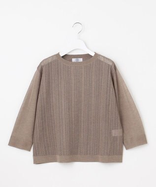 J.PRESS LADIES 【WEB限定カラーあり・洗える】Vis/Peスパーク シアー ニット モカ系