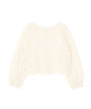 AMERICAN HOLIC 【前後2WAY】シアーレースブラウス Ivory