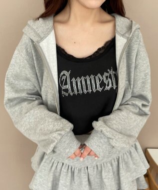  Wジップショートパーカー