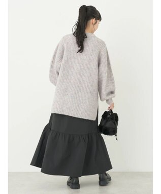 earth music&ecology イレヘム切替スカート Black