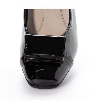 Riz raffinee <Riz raffinee>【レイン対応】スクエアトゥレインパンプス ブラックエナメル