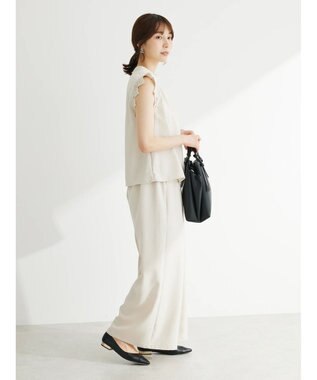 Green Parks ・ＥＬＥＮＣＡＲＥ　ＤＵＥ　リネンライクレースブラウス Ivory