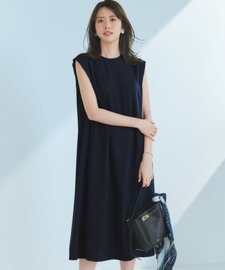 23区 ストレッチジョーゼット スリーブレス ワンピース
