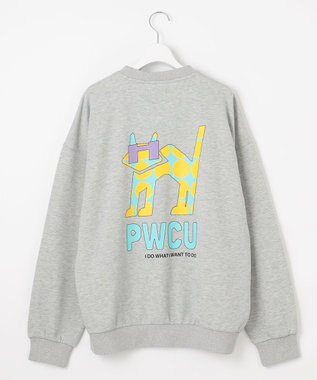 PW CIRCULUS 【MEN】アニマルグラフィックスウェット ゴルフ グレー系