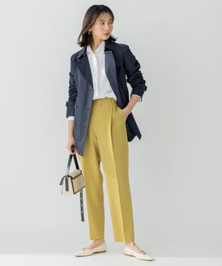 23区 L 【洗える】CANCLINI ベーシック シャツ ホワイト系