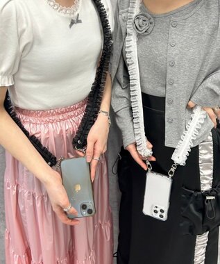 WEGO フリルストラップ ブラック