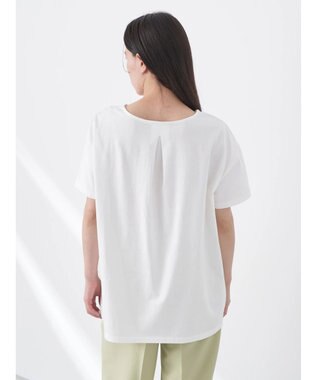 earth music&ecology 刺繍レースドッキングチュニック Off White