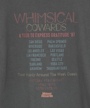 AMERICAN HOLIC 【選べる丈】ツアーロゴ加工Tワンピース Charcoal Gray