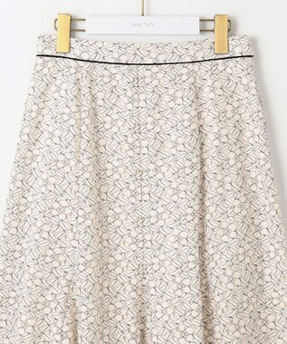 ANY SIS 【洗える】コードレースフレア スカート アイボリベース